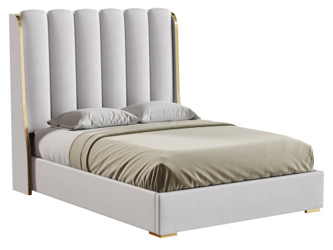 Luxurious King Size Double Bed 3D Модель