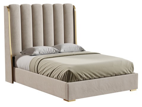 Luxurious King Size Double Bed 3D Модель