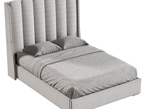 Luxurious King Size Double Bed 3D Модель