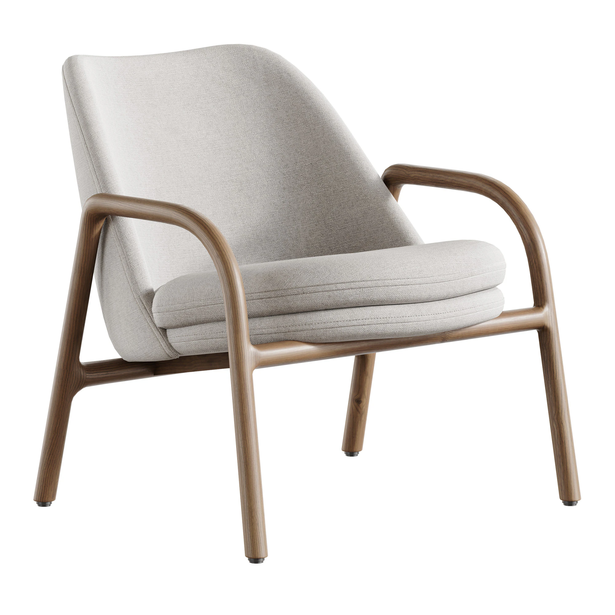 Modern Cotto chair 3D Model .c4d .max .obj .3ds .fbx .stl .blend 