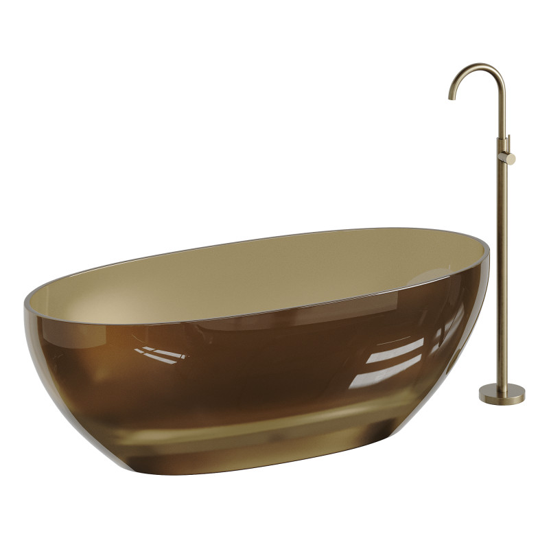 ABBER Kristall AT9703Amber washbasin Modelo 3D .c4d .max .obj .3ds .fbx .stl .blend