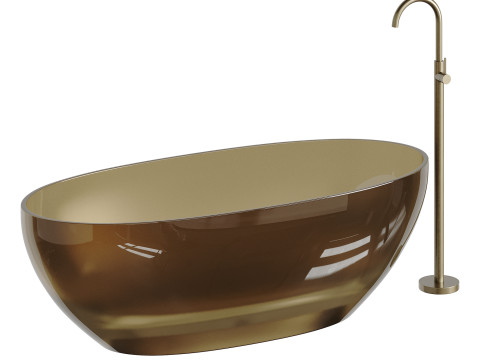 ABBER Kristall AT9703Amber washbasin 3Dモデル