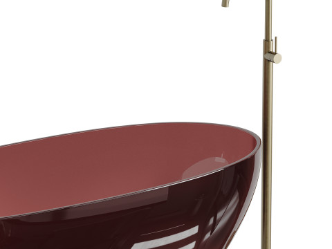 ABBER Kristall AT9703Amber washbasin Modelo 3D