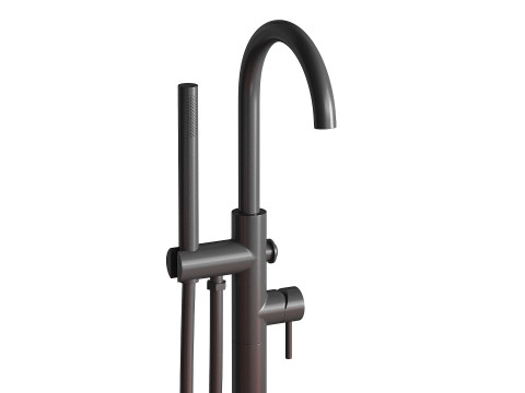 ABBER Kristall AT9704Rubin washbasin Modello 3D