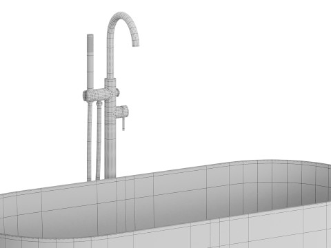 ABBER Kristall AT9708Aquamarin 3D 模型
