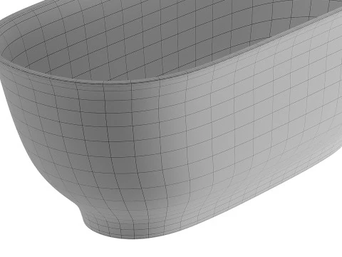 Abber Kristall Washbasin 3D Model