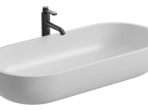 Lavabo Acquabella ECHO Modello 3D