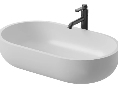 Lavabo Acquabella ECHO Modello 3D