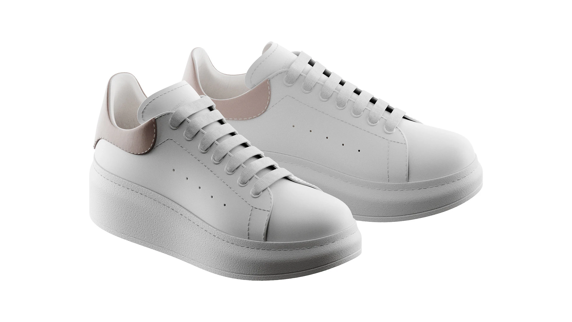 Alexander McQueen shoes 3D Model .c4d .max .obj .3ds .fbx .stl .blend 