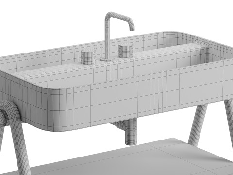 Artceram BROOKLYN Washbasin 3D Model