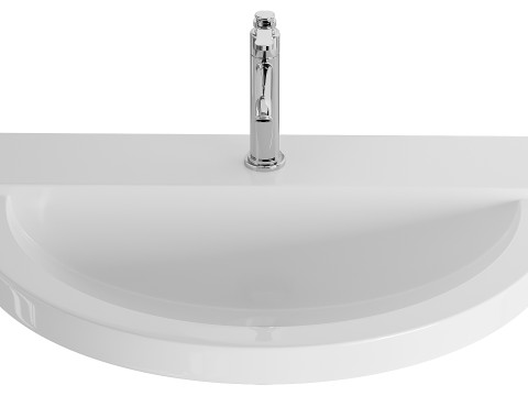 AXA One Washbasin 3D Model