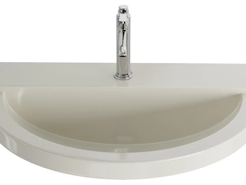 AXA One Washbasin 3D Model