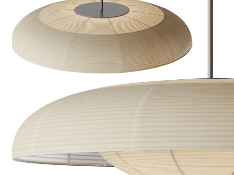 Baho Art Fabric Pendant Light Lampshade 3D मॉडल