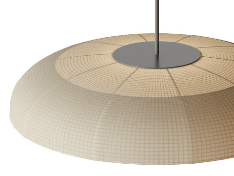 Baho Art Fabric Pendant Light Lampshade 3D मॉडल