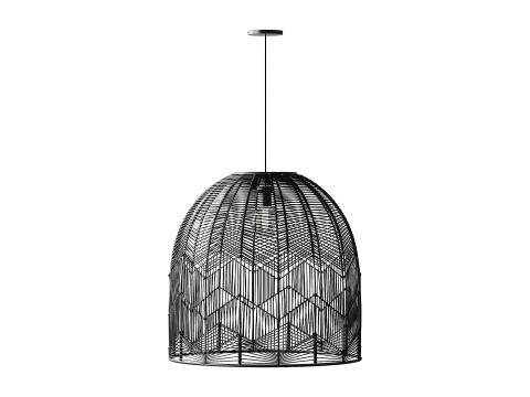 Basket Rattan Pendant Light Shades 3D मॉडल