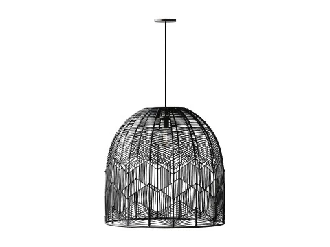 Basket Rattan Pendant Light Shades 3D Model