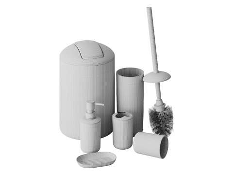 Bathroom Accessories Set Modèle 3D