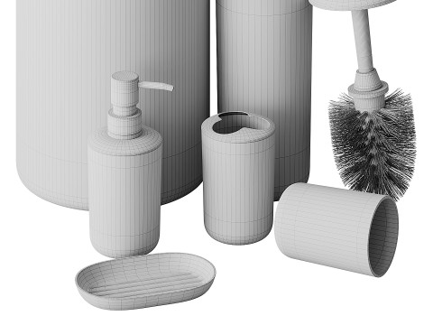 Bathroom Accessories Set Modèle 3D