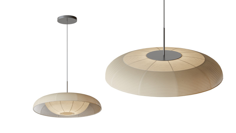 Boho Art Fabric Pendant Light Lampshade Model 3D .c4d .max .obj .3ds .fbx .stl .blend