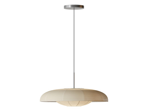 Boho Art Fabric Pendant Light Lampshade Model 3D