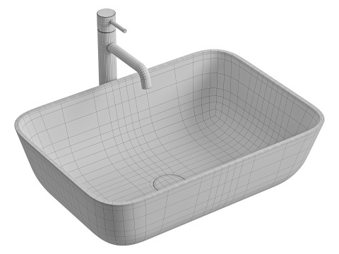 CERAMICA CATALANO Washbasin Modelo 3D