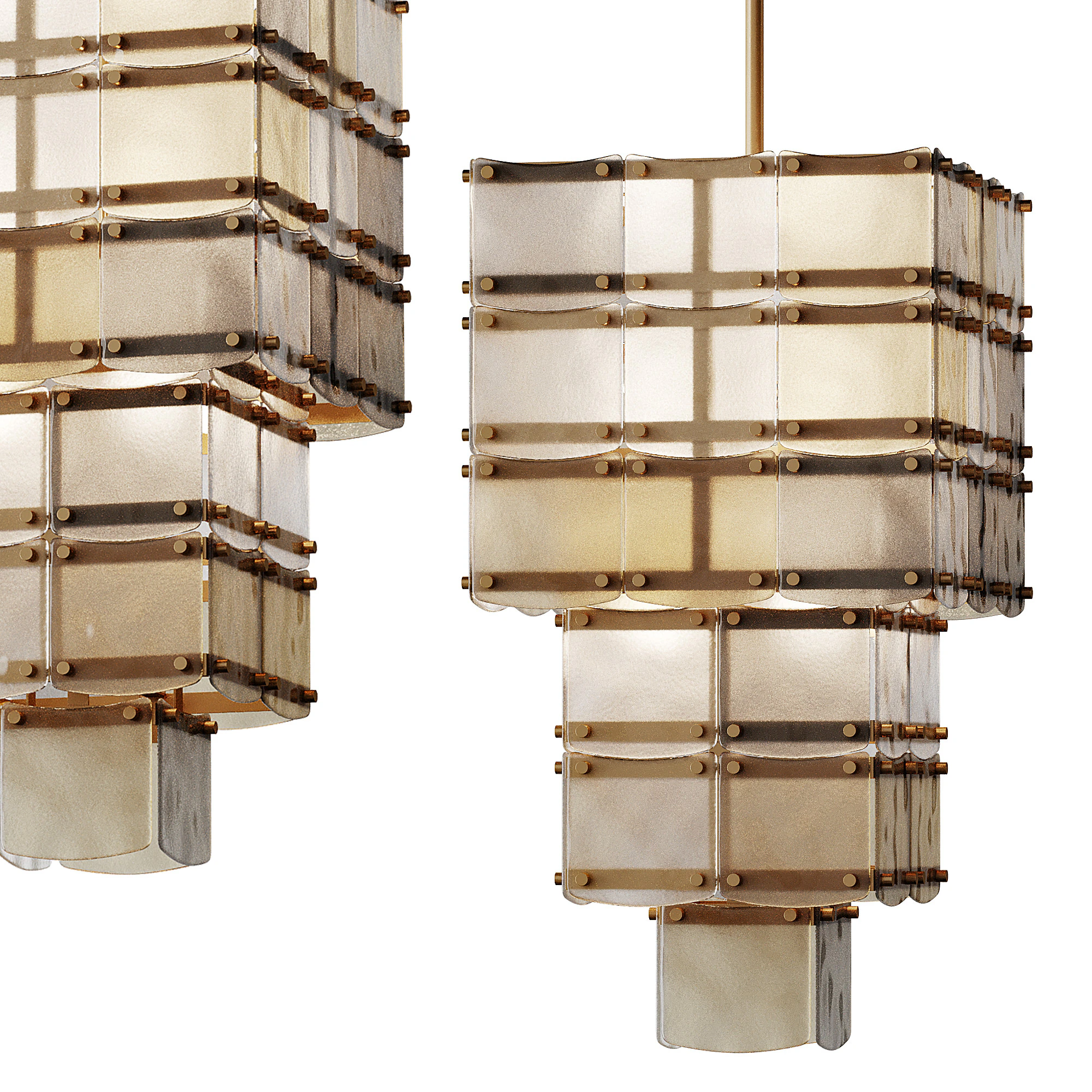 Chandelier Laurent light 3D Model .c4d .max .obj .3ds .fbx .stl .blend