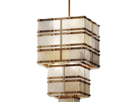 Chandelier Laurent light 3D Model
