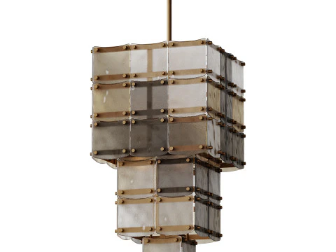 Chandelier Laurent light 3D Model