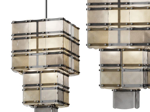 Chandelier Laurent light 3D Model