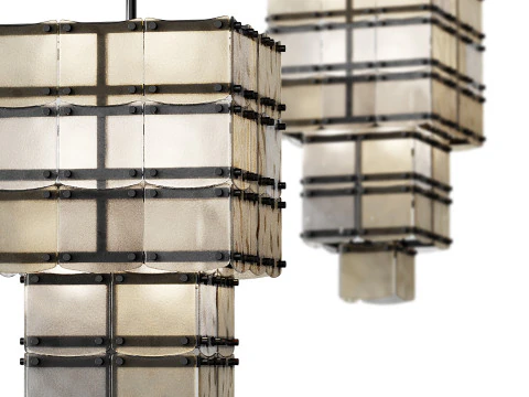Chandelier Laurent light 3D Model