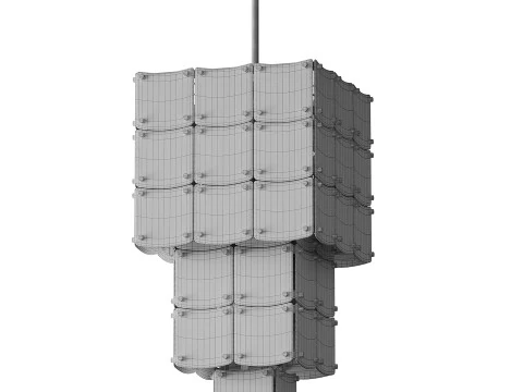 Chandelier Laurent light 3D Model