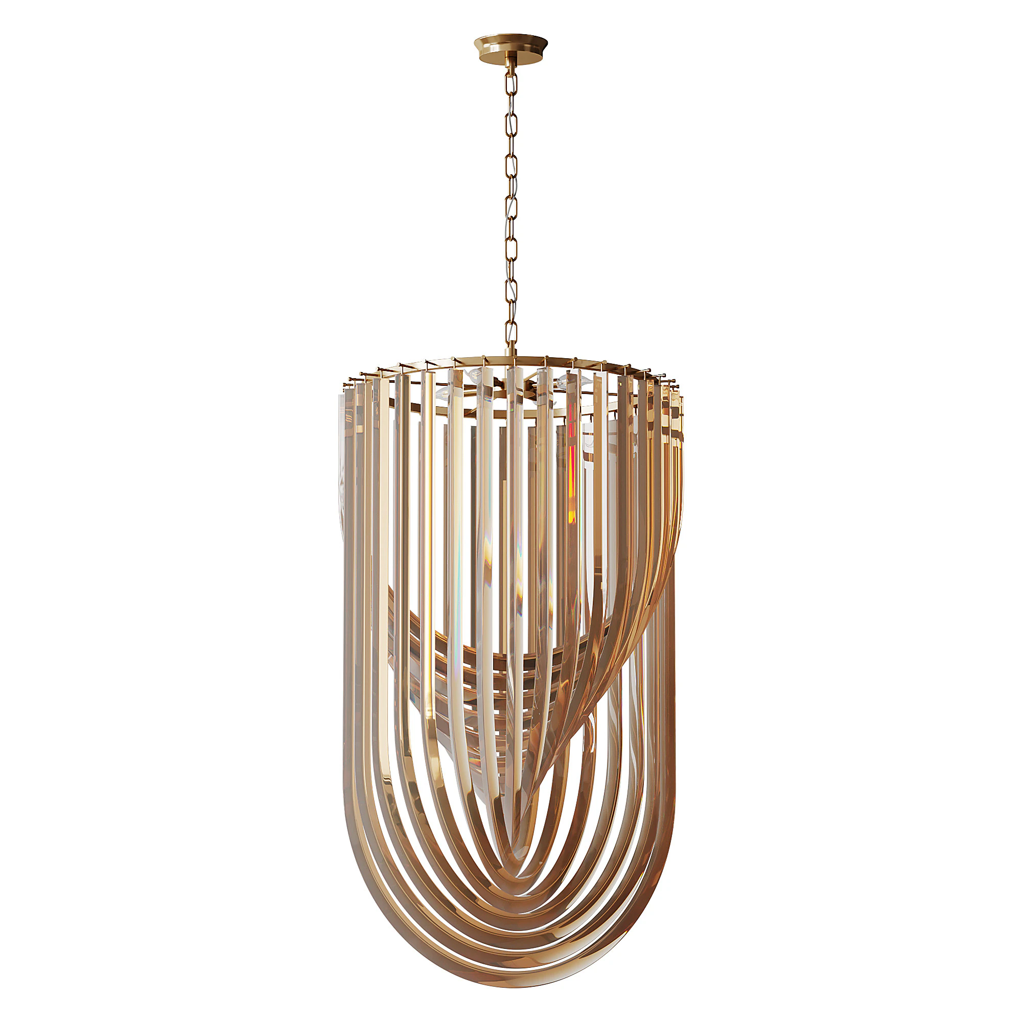 Chandelier Murano light 3D Model .c4d .max .obj .3ds .fbx .stl .blend