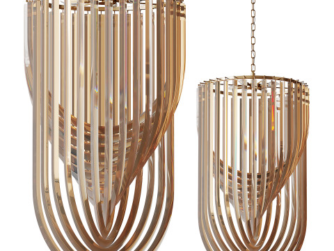 Chandelier Murano light 3Dモデル