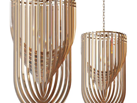 Chandelier Murano light 3D Model
