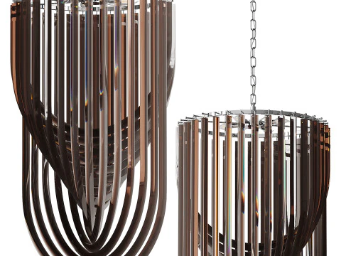 Chandelier Murano light 3D Model