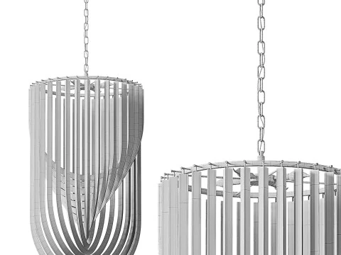 Chandelier Murano light 3D Model