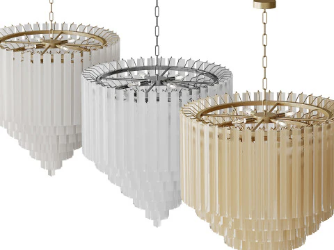 Chandelier Nova light 3D Model