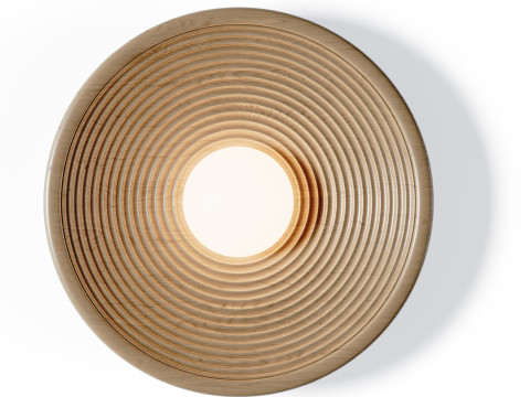 Circle Wall Lamp Modello 3D