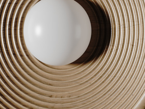 Circle Wall Lamp Modelo 3D
