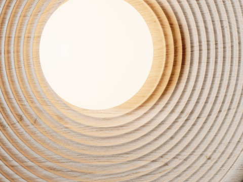 Circle Wall Lamp Modelo 3D