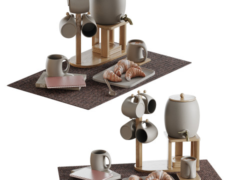 Decorative set 04 3D 모델