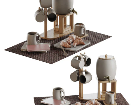 Decorative set 04 3D Model