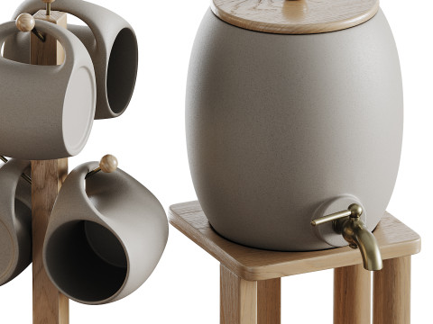 Decorative set 04 3D 모델