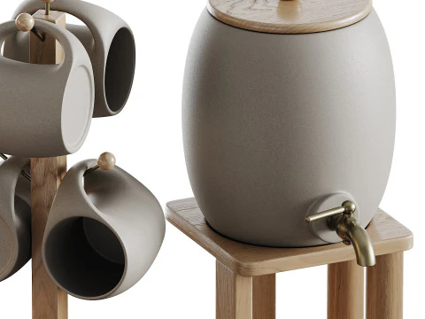 Decorative set 04 3D Model