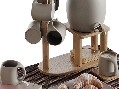 Decorative set 04 3D Model