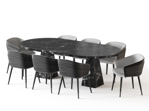 Dining table Melbrun 2 3Dモデル