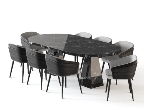 Dining table Melbrun 2 Modèle 3D