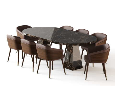 Dining table Melbrun 2 Modèle 3D