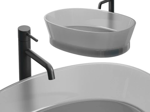 डिसेनिया हाबे वॉशबेसिन 3D मॉडल