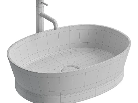 डिसेनिया हाबे वॉशबेसिन 3D मॉडल